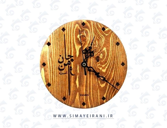 ساعت رومیزی چوبی Za202